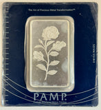 Pamp Suisse 100 Grams Rare Rose Silver Ingot 99.9% - GRAINMINT