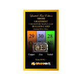 1 Gram Pure 99.9% German Silver Alloy Metal Maple Bullion Ingot - GRAINMINT