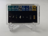 0.25 Grain Micro Precious Metal Set Ruthenium Rhodium Palladium Osmium Iridium Gold Titanium Backed - GRAINMINT