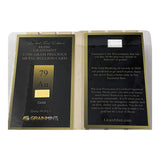 1/4, or 1/10th Gram Pure Raw 24K Gold Metal in Grainmint Bullion card 99.9% - GRAINMINT