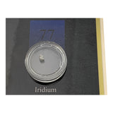 1/4, or 1/10th Gram Pure Iridium Crystal Metal in Grainmint Bullion card 99.9% - GRAINMINT