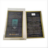 1/4, 1/2 or 1 Grain Pure Ruthenium Metal in GRAINMINT Bullion card 99.9% - GRAINMINT