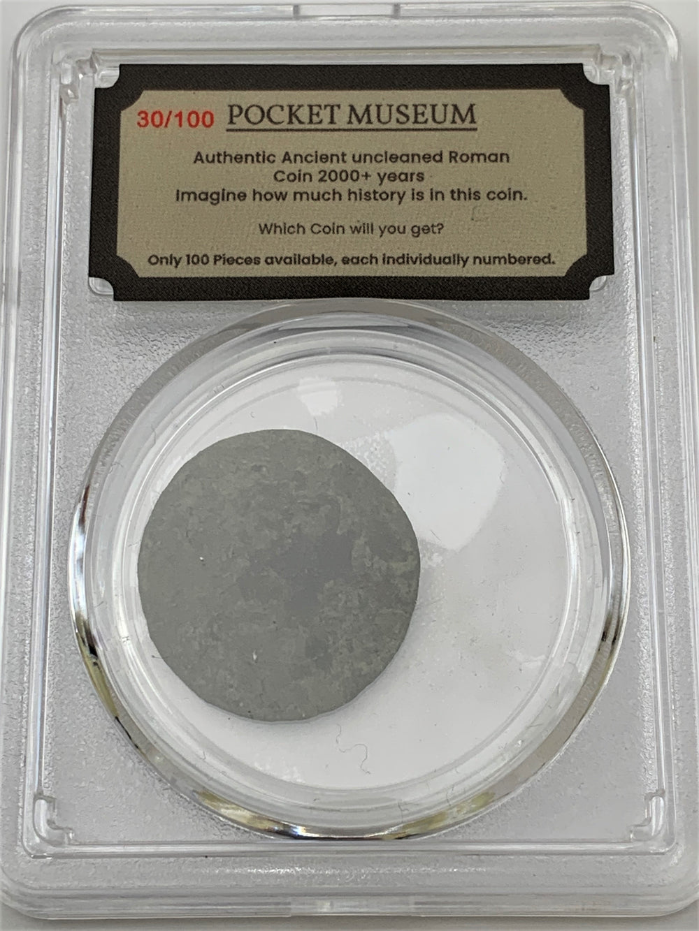 POCKET MUSEUM - Authentic Ancient Uncleaned Roman Coin - GRAINMINT