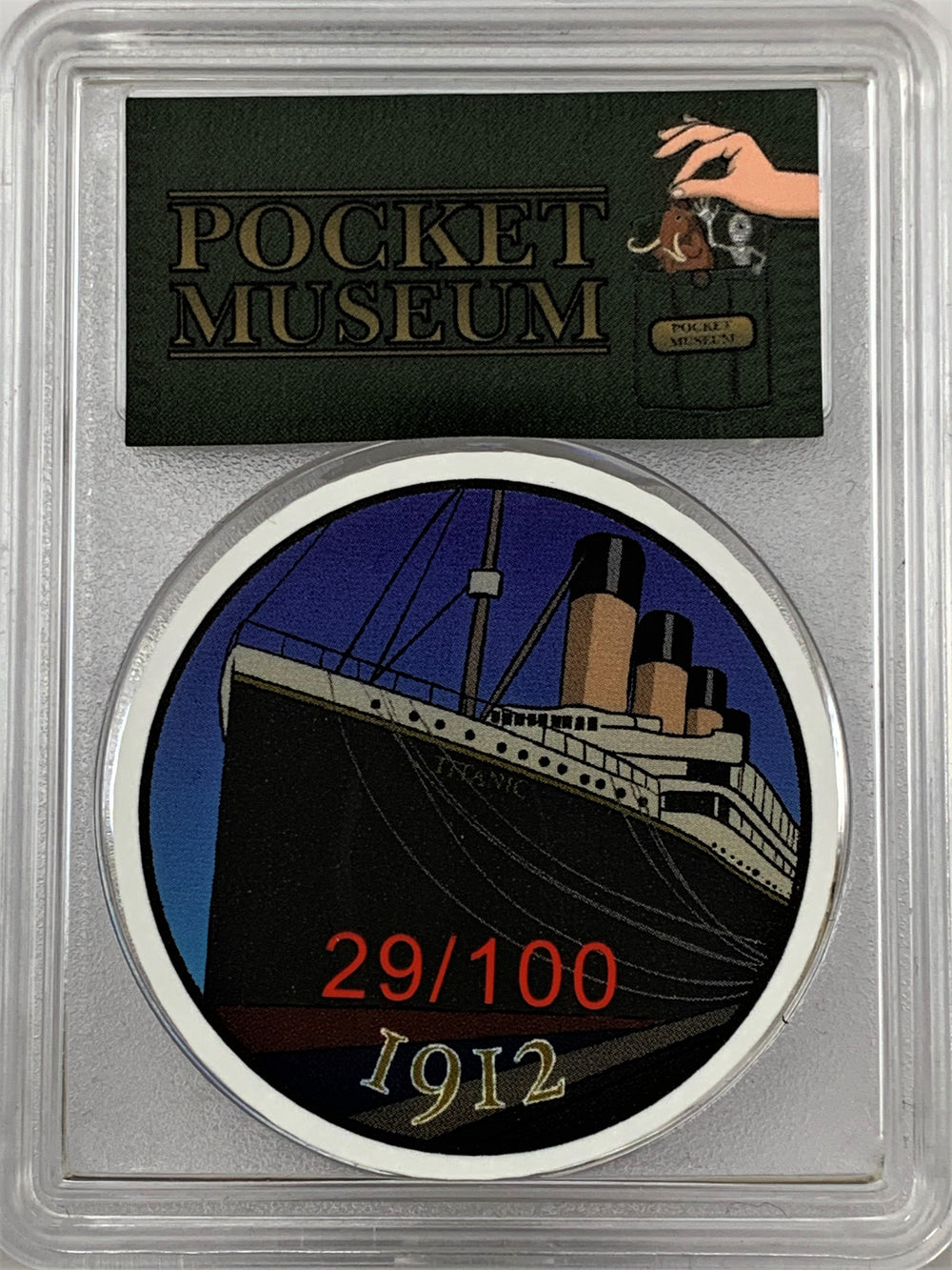 POCKET MUSEUM - Authentic Piece Of Coal From the HMS TITANIC - GRAINMINT